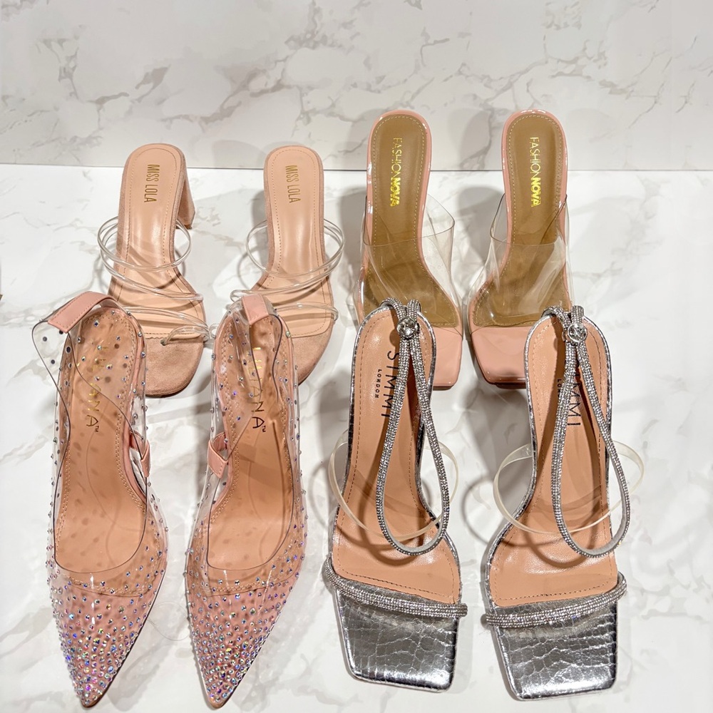 Size 7 Heels Bundle – 4 Pairs of Stunning Heels in Excellent Condition